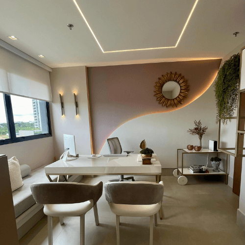 Green line style Cocktail corner Logo (55)